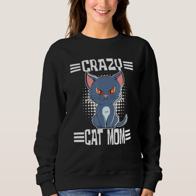 Crazy Cat Mum Sweatshirt (Front)