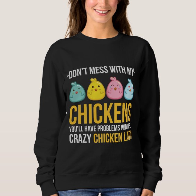 Crazy Chicken L Sweatshirt (Front)