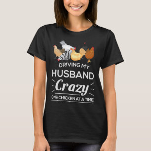 Crazy Chicken Lady Chicken T-Shirt