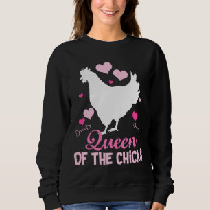 Crazy Chicken Lady Farming Sweatshirt