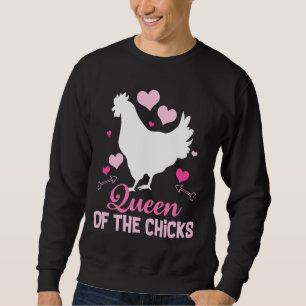 Crazy Chicken Lady Farming Sweatshirt