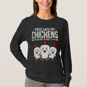 Crazy Chicken Lady idea T-Shirt