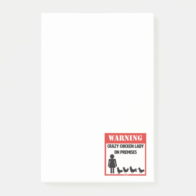 Crazy Chicken Lady Notes (Front)