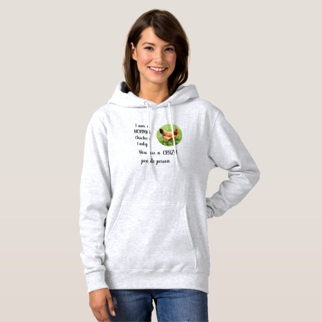 Crazy Chicken Lady Shirt Funny Chicken Gift (Front Full)