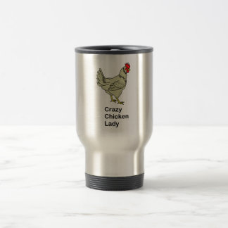 Crazy Chicken Lady Travel Mug