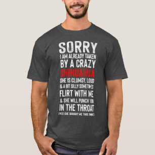 Crazy Chihuahua Meme Humour T-Shirt