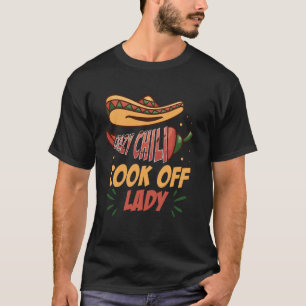 Crazy Chilli Cook Off Lady Fiesta Spicy Chilli Som T-Shirt