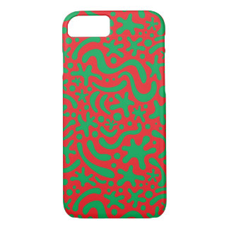 Crazy Christmas Blob and Squiggle Case-Mate iPhone Case