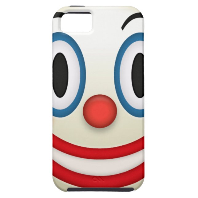 Crazy Clown Emoji Case-Mate iPhone Case (Back)