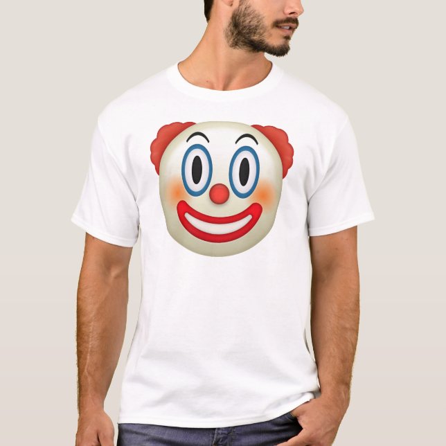 Crazy Clown Emoji T-Shirt (Front)