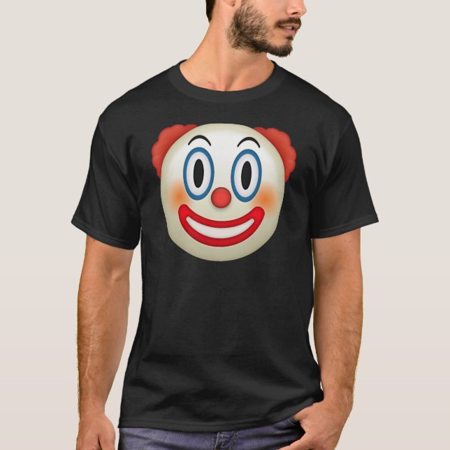 Crazy Clown Emoji T-Shirt (Front)
