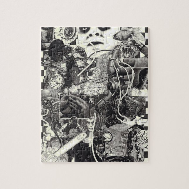 crazy collage jigsaw puzzle (Vertical)
