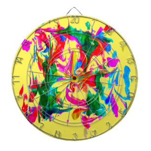 Crazy colors dartboard