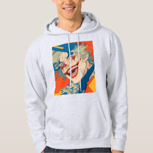 Crazy Colourful Clown Chaos: Smile Like You Mean I Hoodie