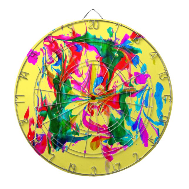 Crazy colours dartboard (Front)