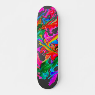 Crazy colours skateboard