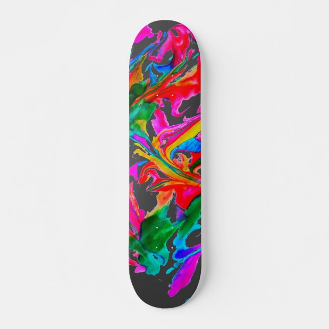 Crazy colours skateboard (Front)