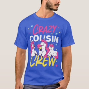 Crazy Cousin Crew Three Unicorns For Girls T-Shirt