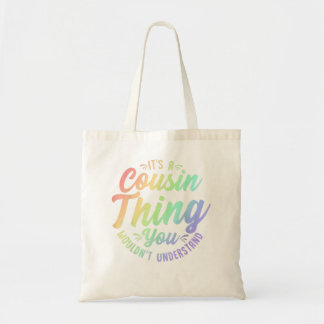 Crazy Cousin Thing Matching Group Family Crew Reun Tote Bag