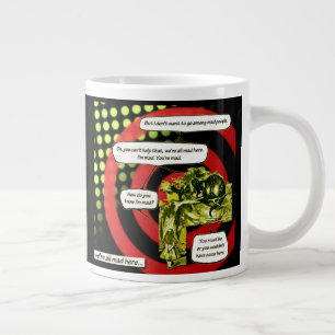 Crazy, Crazy, Crazy by Aleta Large Coffee Mug