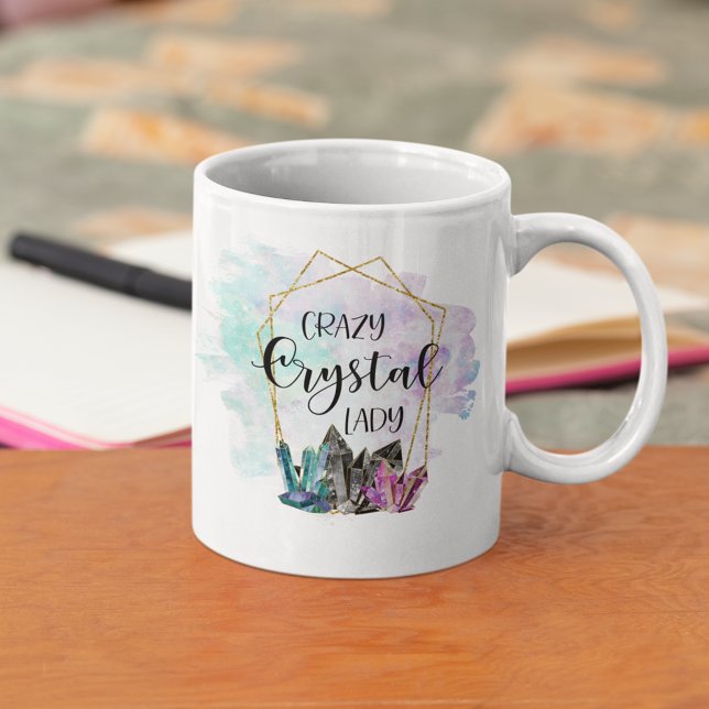 Crazy Crystal Lady Beautiful Coffee Mug (Creator Uploaded)