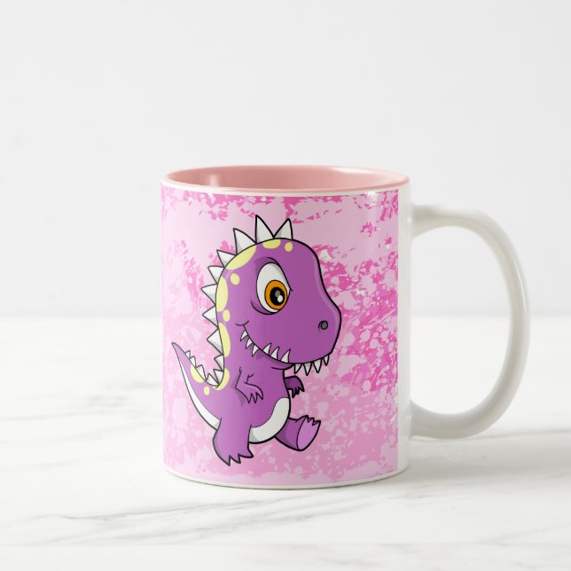 Crazy Cute Purple Monster  Mug (Right)