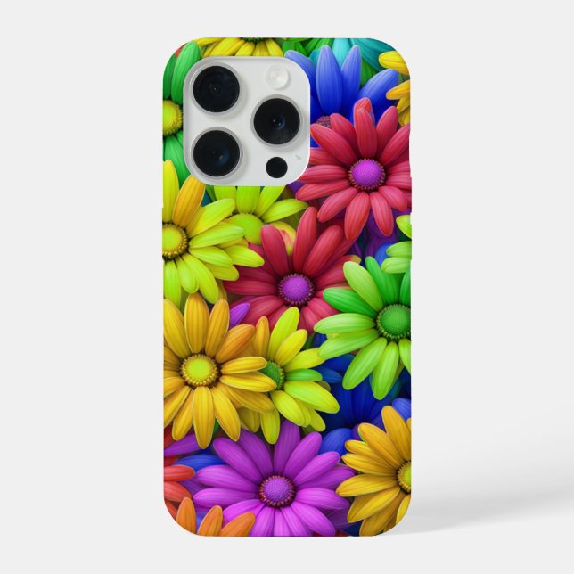  Crazy Daisy #11 - iPhone 15 Pro Cases (Back)