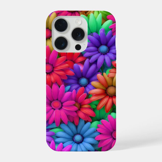 Crazy Daisy #13 - iPhone 15 Pro Cases (Back)