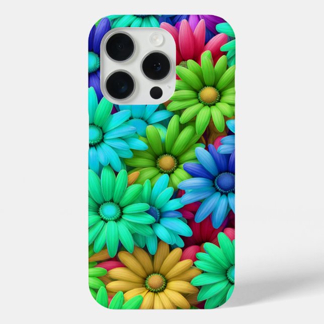 Crazy Daisy #9 - iPhone 15 Pro Cases (Back)