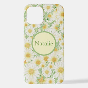 Crazy Daisy Floral Personalised  iPhone Case