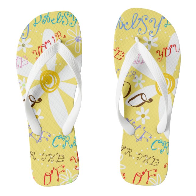 Crazy Daisy Jandals (Footbed)
