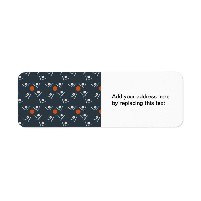Crazy Daisy Return Address Label (Front)