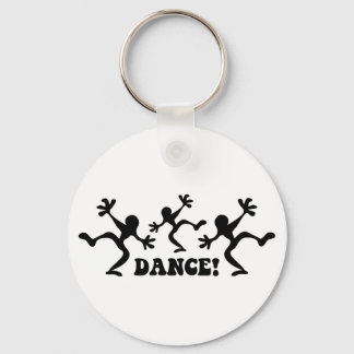 Crazy Dancers Dancing Key Ring