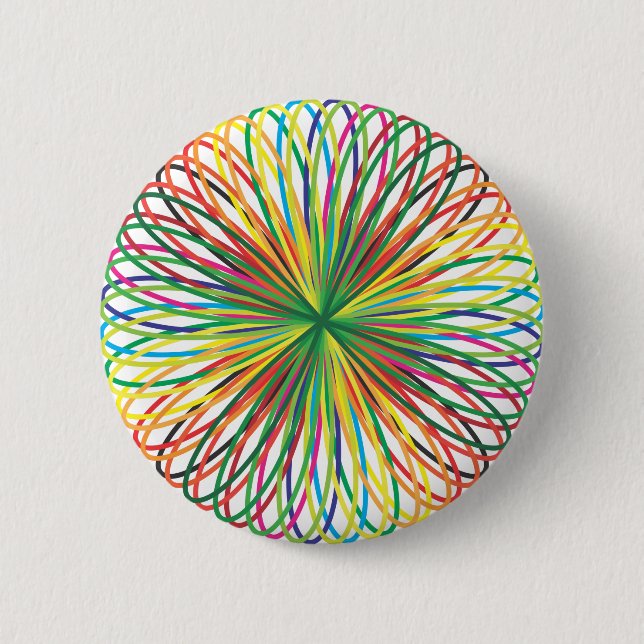 Crazy Dandelion 6 Cm Round Badge (Front)