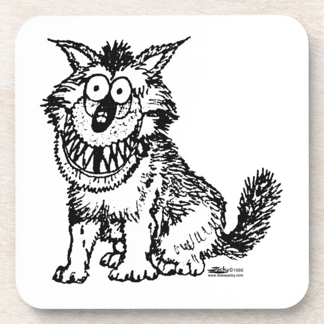 Crazy Dog Coaster (Front)