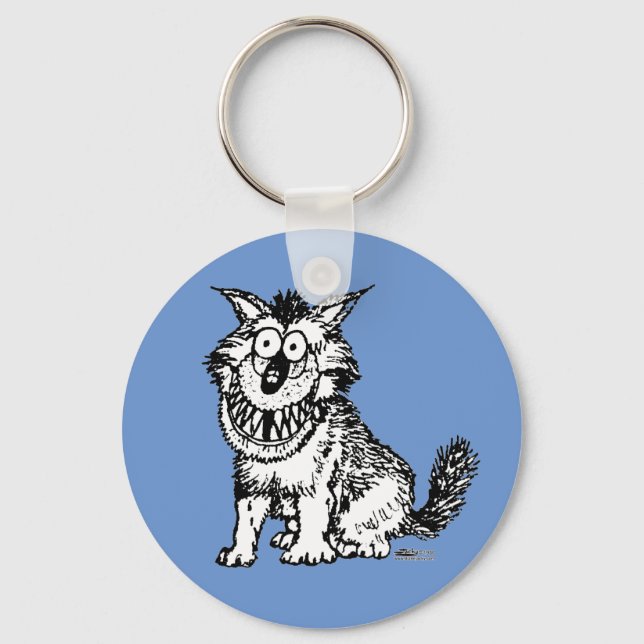 Crazy Dog Key Ring (Front)