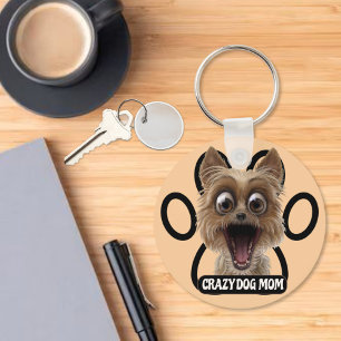 Crazy Dog Mum-Crazy Dog Key Ring