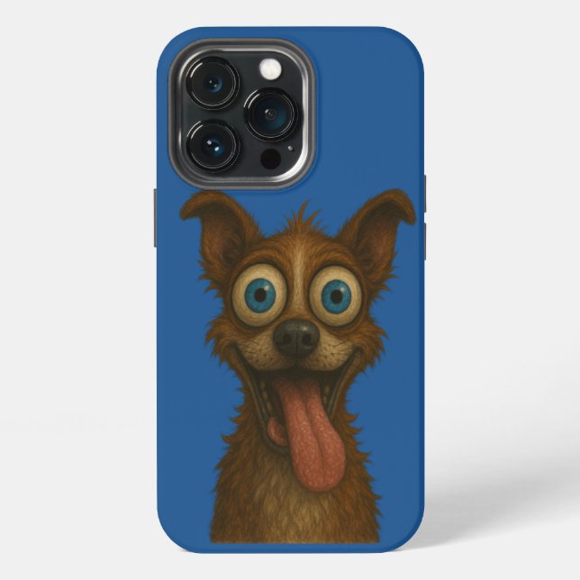 crazy dog phone case (Back)