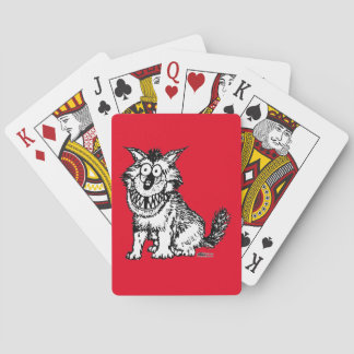 Crazy Dog Playing Cards