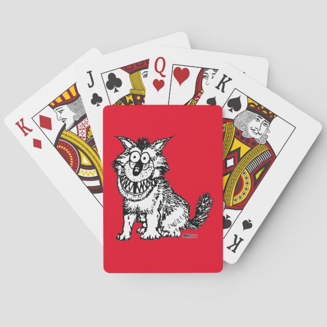 Crazy Dog Playing Cards (Back)