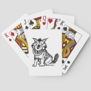 Crazy Dog Playing Cards