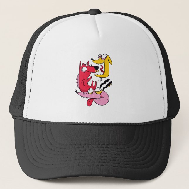 Crazy Dogs Trucker Hat (Front)