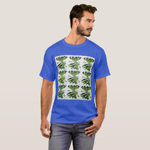 Crazy Eddie Blotter Art Mens T-Shirt