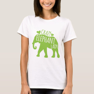 Crazy Elephant Lady T-Shirt