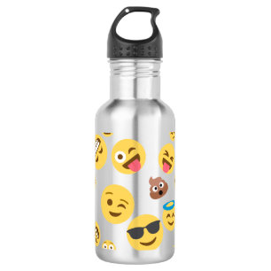 Crazy Emojis 532 Ml Water Bottle