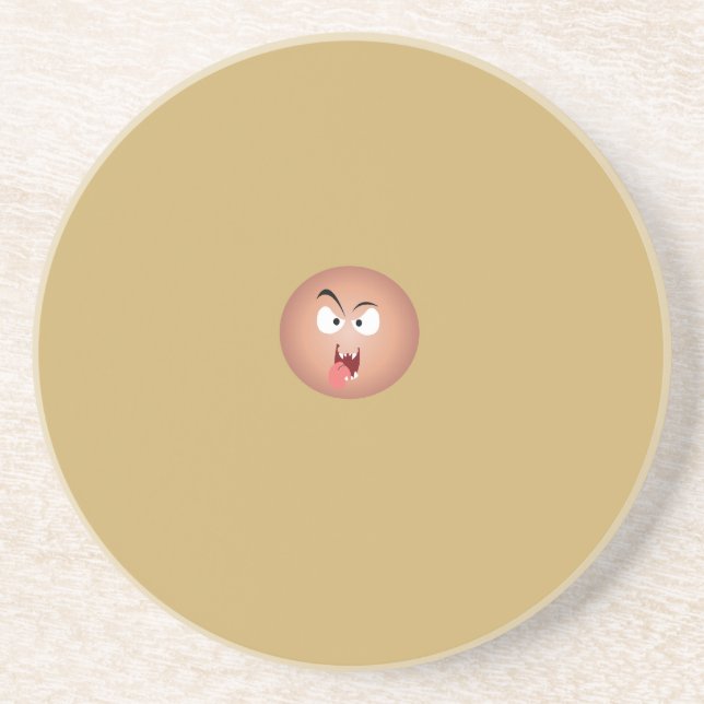 Crazy Face Coaster (Front)