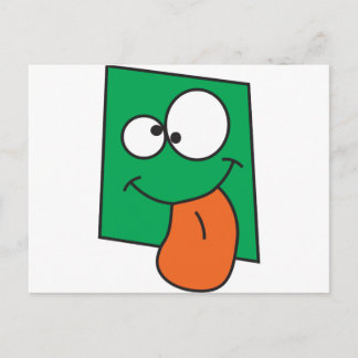 Crazy Face Postcard