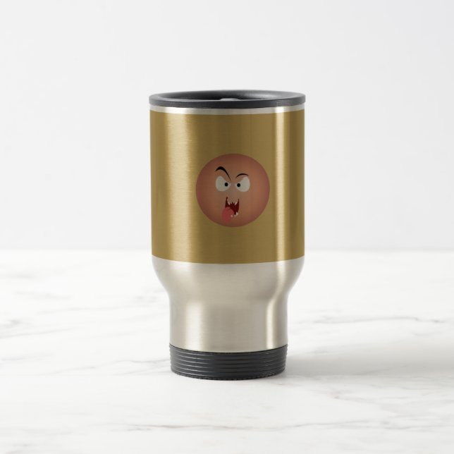 Crazy Face Travel/Commuter Mug (Center)