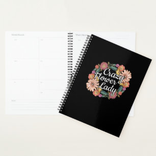 Crazy Flower Lady - Zinnia Gardener Planner
