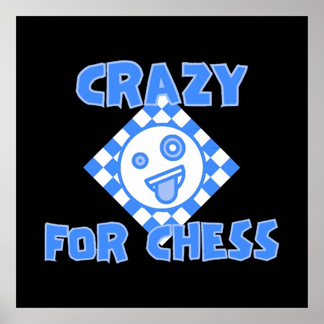 Crazy for chess poster (Front)